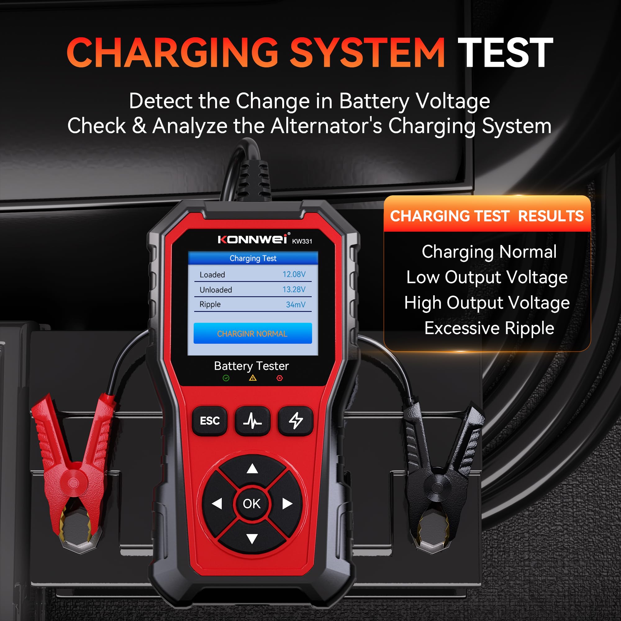 Konnwei kw331 accutester 6v12v24v 102000 cca usb print en update 1