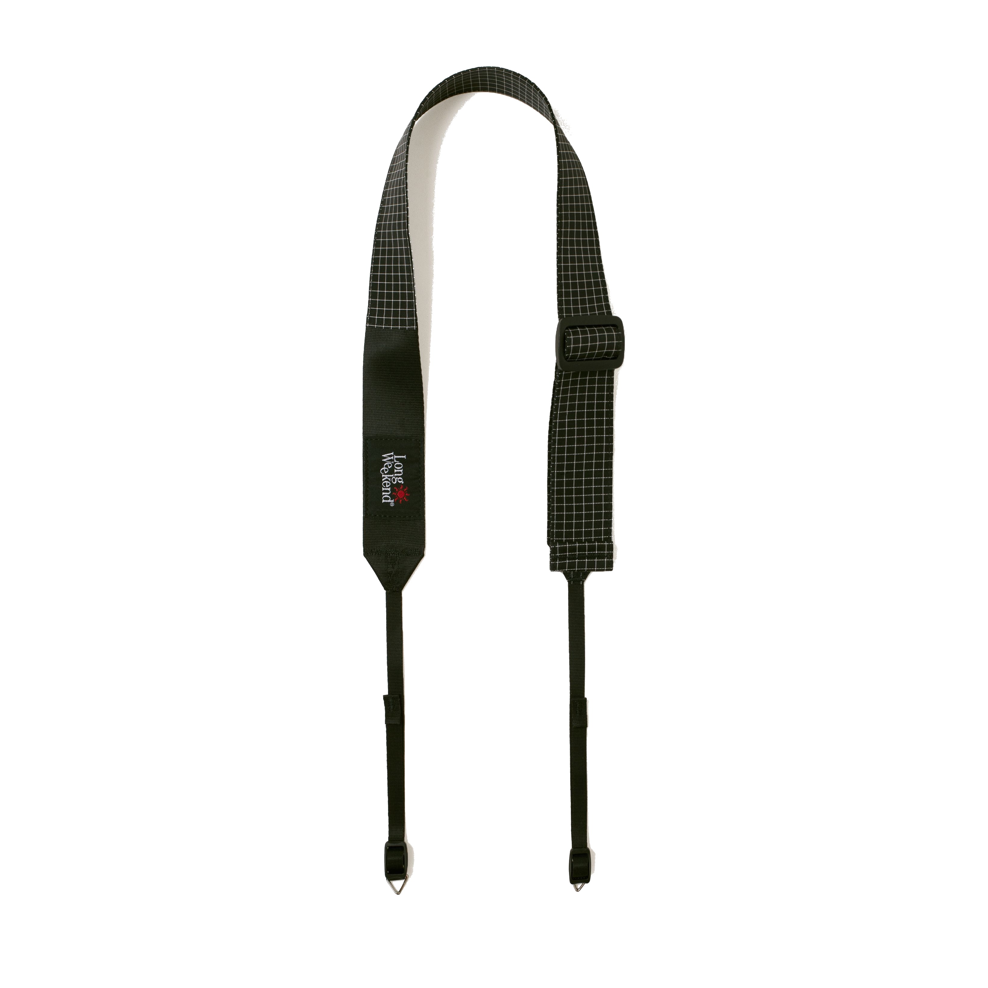 Long weekend adjustable camera neck strap black