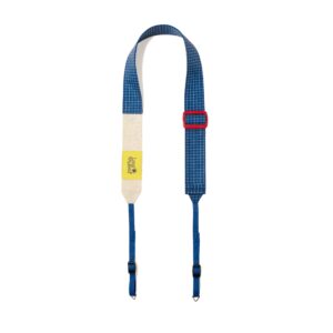 Long weekend adjustable camera neck strap creme multicolor