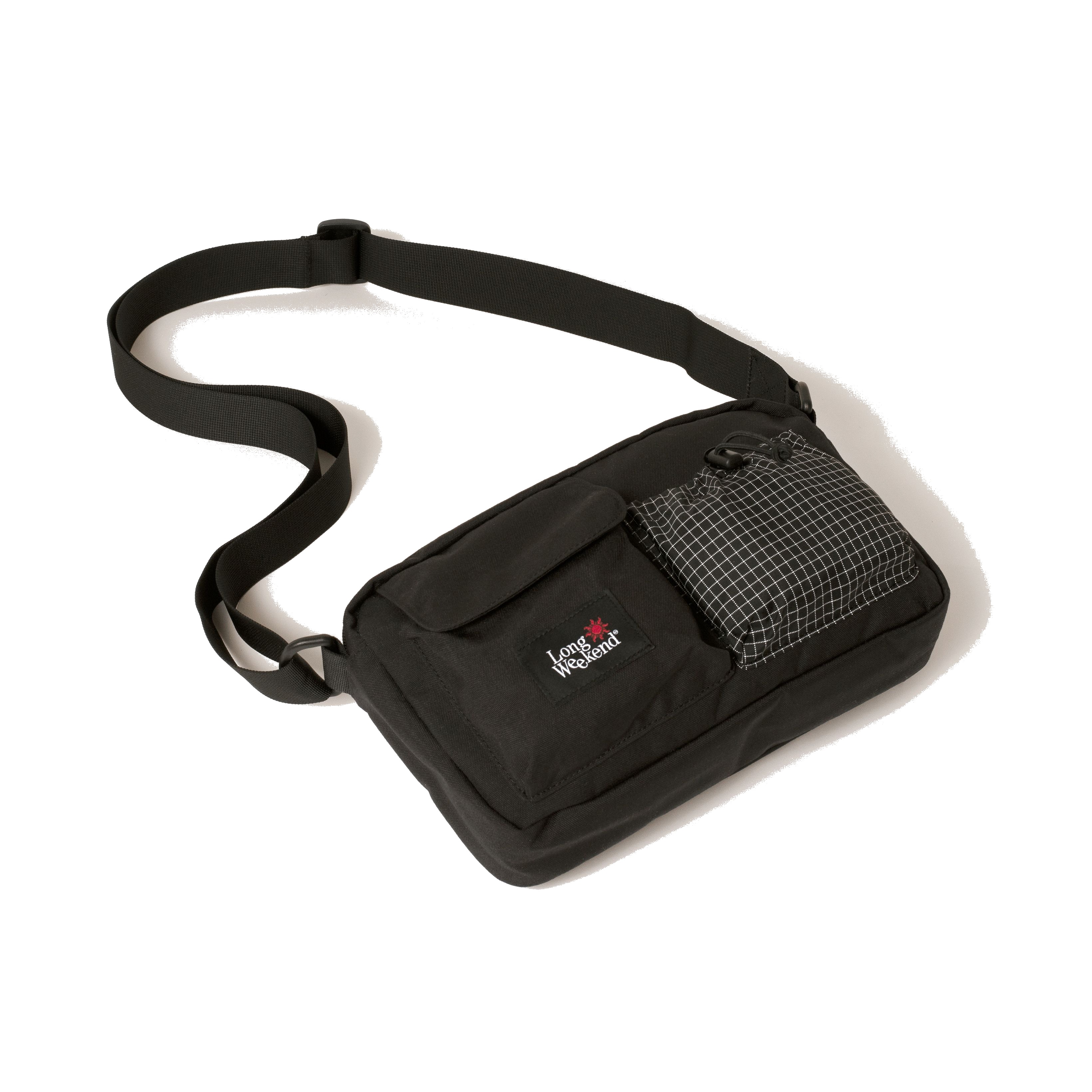 Long weekend santa fe shoulder bag 3l black