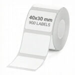 Niimbot Labels/Etiketten B21/B1/B3S/K3/K2/B31 - 40x30mm - 900 vellen - Wit