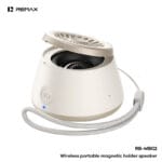 Remax rb mb02 bluetooth speaker 5w magnetisch met houder paars 4