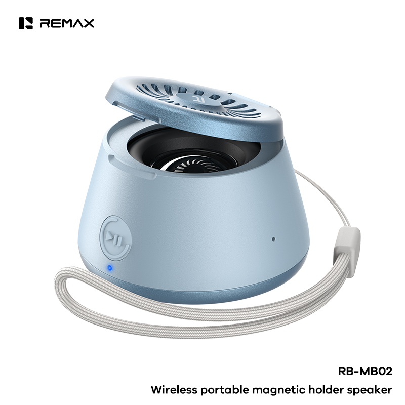 Remax rb mb02 bluetooth speaker 5w magnetisch met houder paars