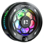 Remax rt f13 telefoonkoeler magnetische clip zwart