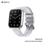 Remax watch25i smartwatch aluminium behuizing zilver