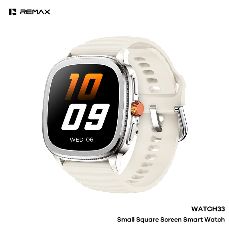 Remax watch33 smartwatch amoled ip68 vierkant scherm tarnish 1