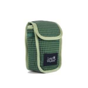 Long Weekend Camera Pouch in mosgroen