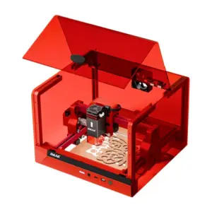 DAJA A7mini Pro 10W lasergraveermachine met rode beschermkap