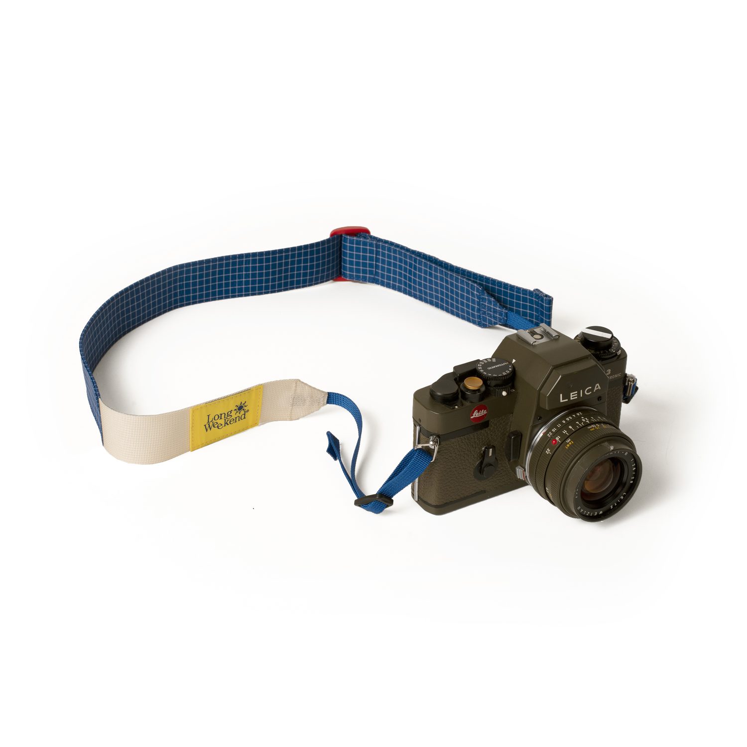 Long weekend adjustable camera neck strap creme multicolor 2