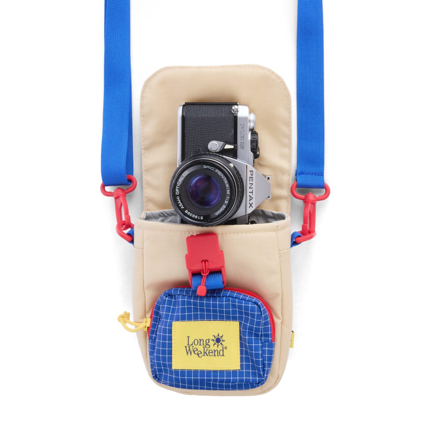 Long weekend crossbody camera pouch creme 5