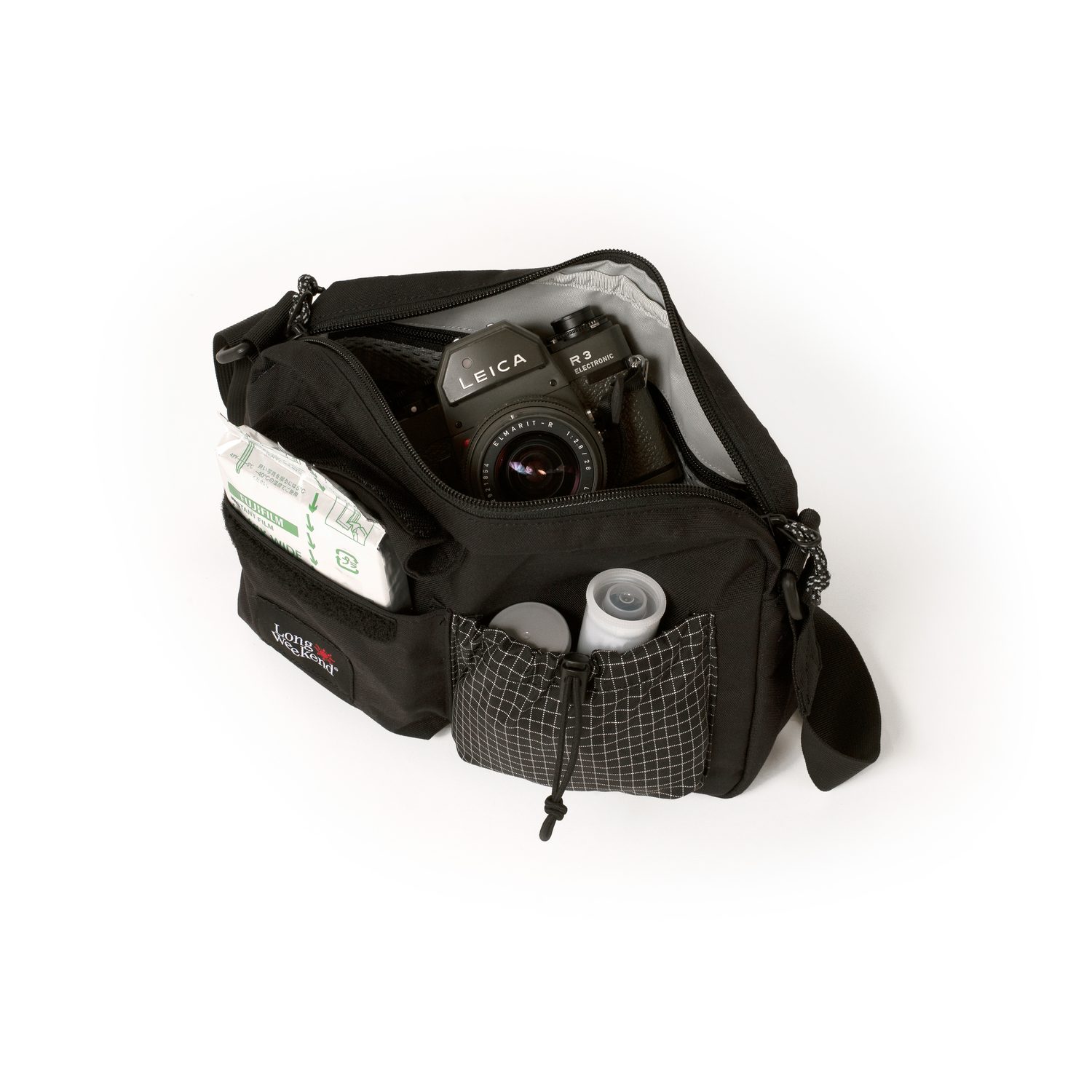 Long weekend santa fe shoulder bag 3l black 4