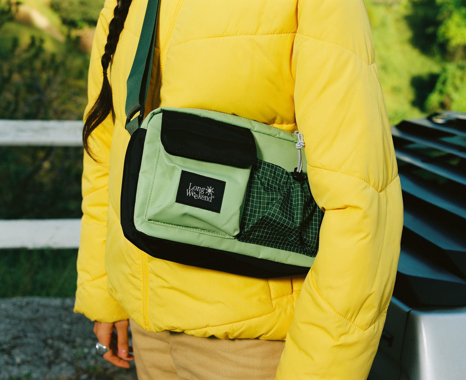 Long weekend santa fe shoulder bag 3l moss 2