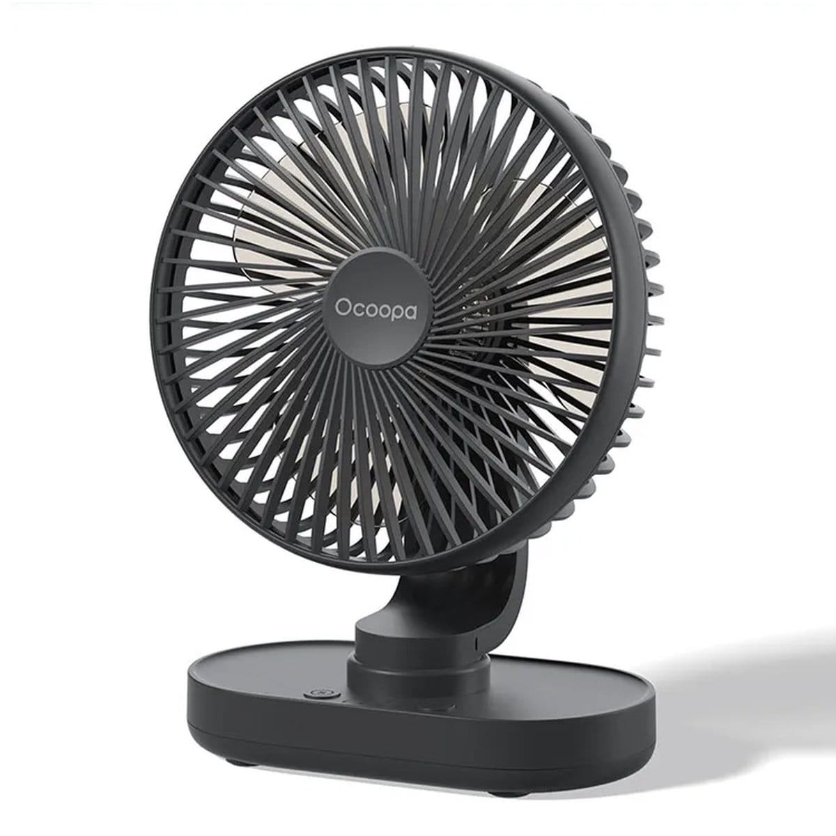 Ocoopa D77 - Mini USB ventilator- Zwart - Oplaadbaar