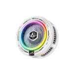 Remax RT F14 Telefoonkoeler AI temperatuurregeling Digitaal display Magneet en clip Wit