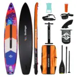 Skatinger CMYK Yellow Opblaasbaar SUP Board 380x76x15 cm Touring