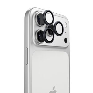 Torras Lensguard cameraprotector geschikt voor iPhone 17 Pro Max - Zwart