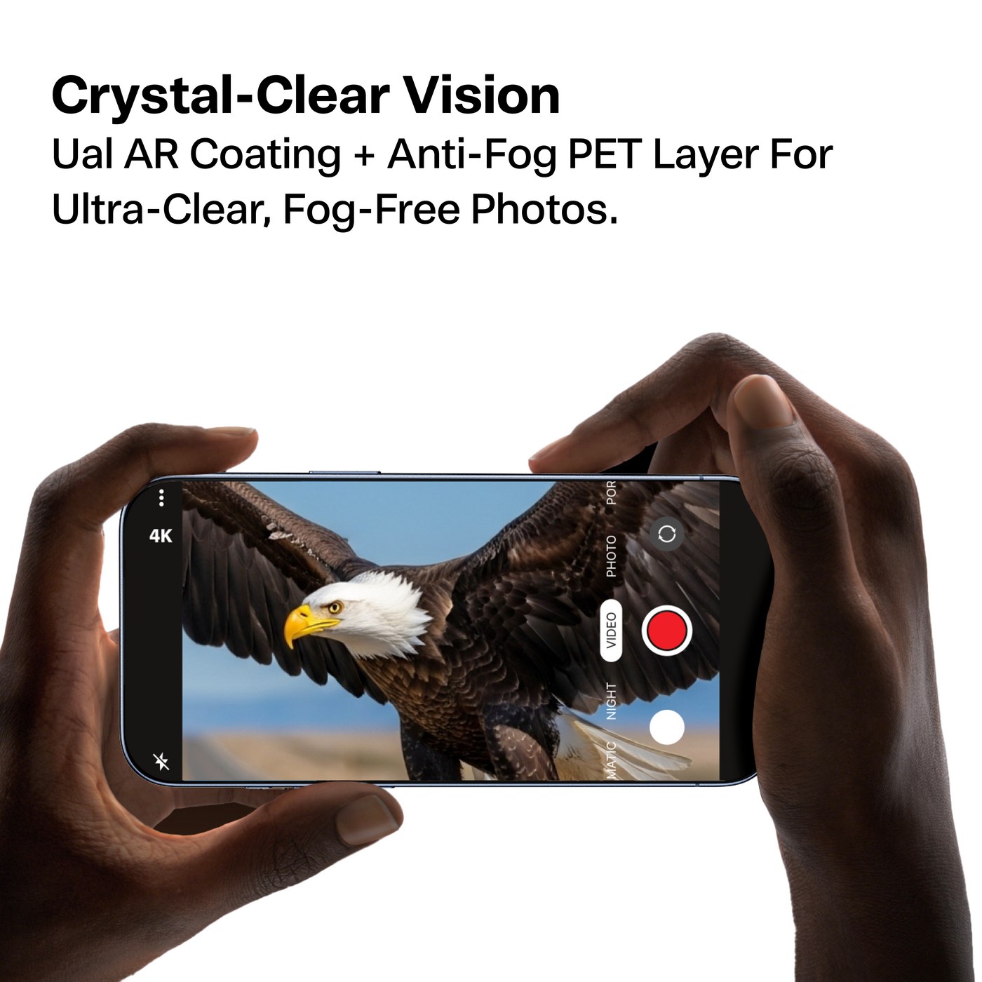 Torras Lensguard cameraprotector geschikt voor iPhone 17 Pro Max - Zwart