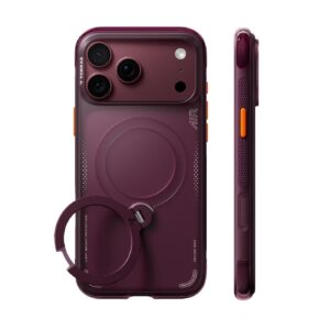 Torras Ostand Q3 Air hoesje geschikt voor iPhone 17 Pro en iPhone 18 Pro - Cosmic Purple