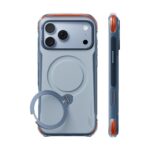 Torras Ostand Q3 Air Pro hoesje geschikt voor iPhone 17 Pro Max en iPhone 18 Pro Max - Polar Slate