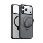 Torras Ostand Spin MagSafe hoesje geschikt voor iPhone 17 Pro - Zwart