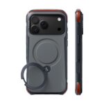 Torras Ostand Q3 Air Pro hoesje geschikt voor iPhone 17 Pro Max en iPhone 18 Pro Max - Obsidian Core