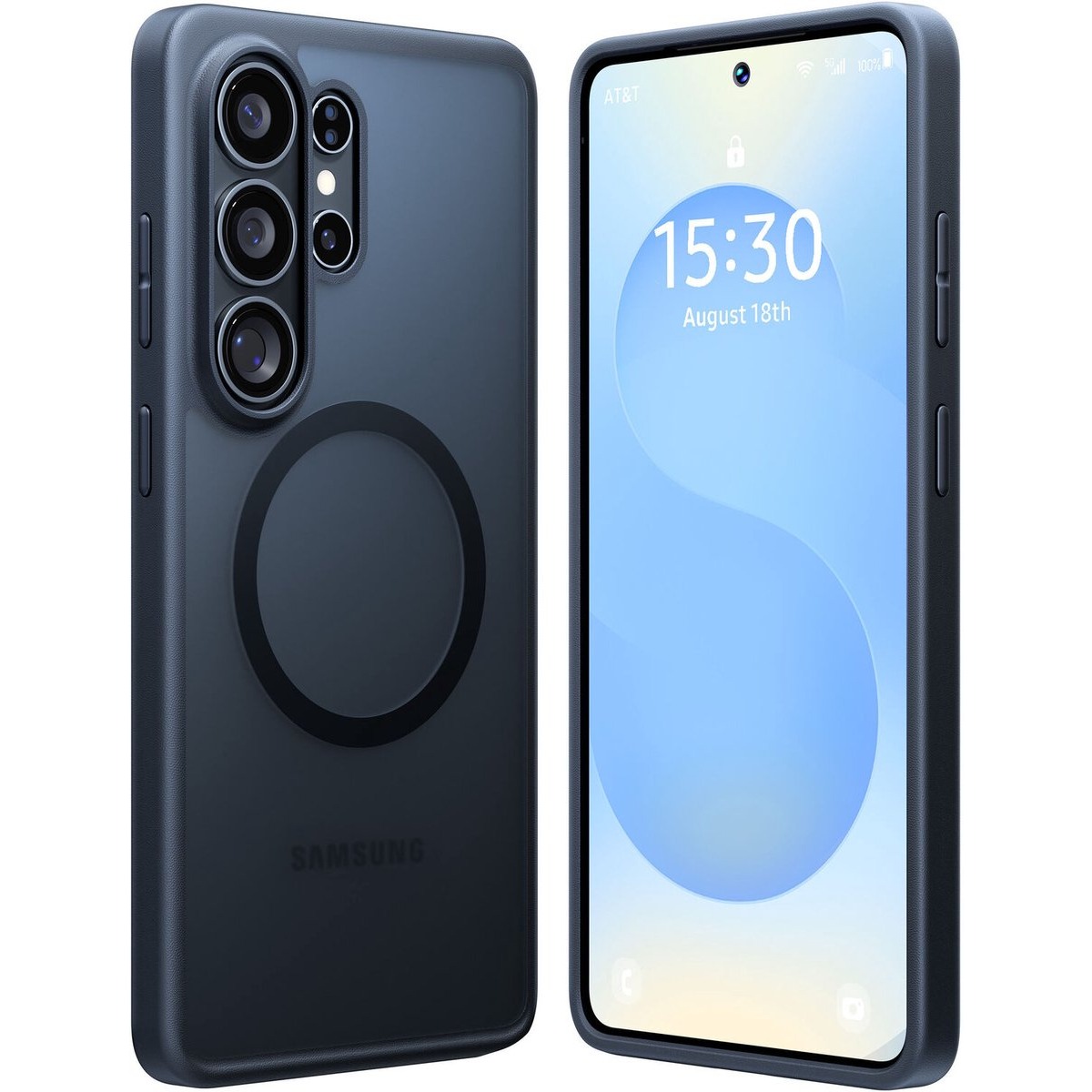 Torras Guardian Magnetic hoesje geschikt voor Samsung Galaxy S26 Ultra - Zwart