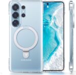 Torras Ostand Slim hoesje geschikt voor Samsung Galaxy S26 Ultra - Transparant