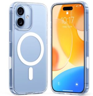 Torras Guardian Magnetic hoesje geschikt voor iPhone 17 - Transparant