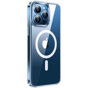 Torras Diamond MagSafe hoesje geschikt voor iPhone 15 Pro - Transparant