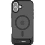 Torras Pstand MagSafe hoesje geschikt voor iPhone 16 - Zwart