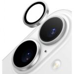Torras Lensguard cameraprotector geschikt voor iPhone 16 en iPhone 16 Plus - Zwart