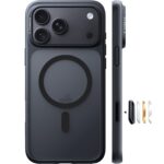 Torras Guardian Magnetic hoesje geschikt voor iPhone 17 Pro Max en iPhone 18 Pro Max - Zwart