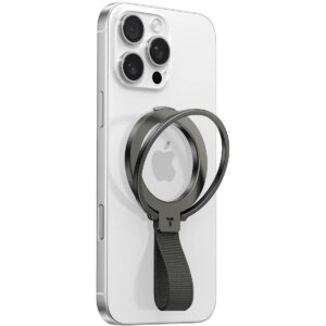 Torras Ostand Magnetic Ring - Magnetische telefoonring en standaard 360° - Zwart