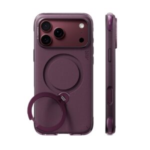Torras Ostand Q3 Air Essential hoesje geschikt voor iPhone 17 Pro Max en iPhone 18 Pro Max - Paars
