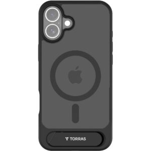 Torras Pstand MagSafe hoesje geschikt voor iPhone 16 - Zwart