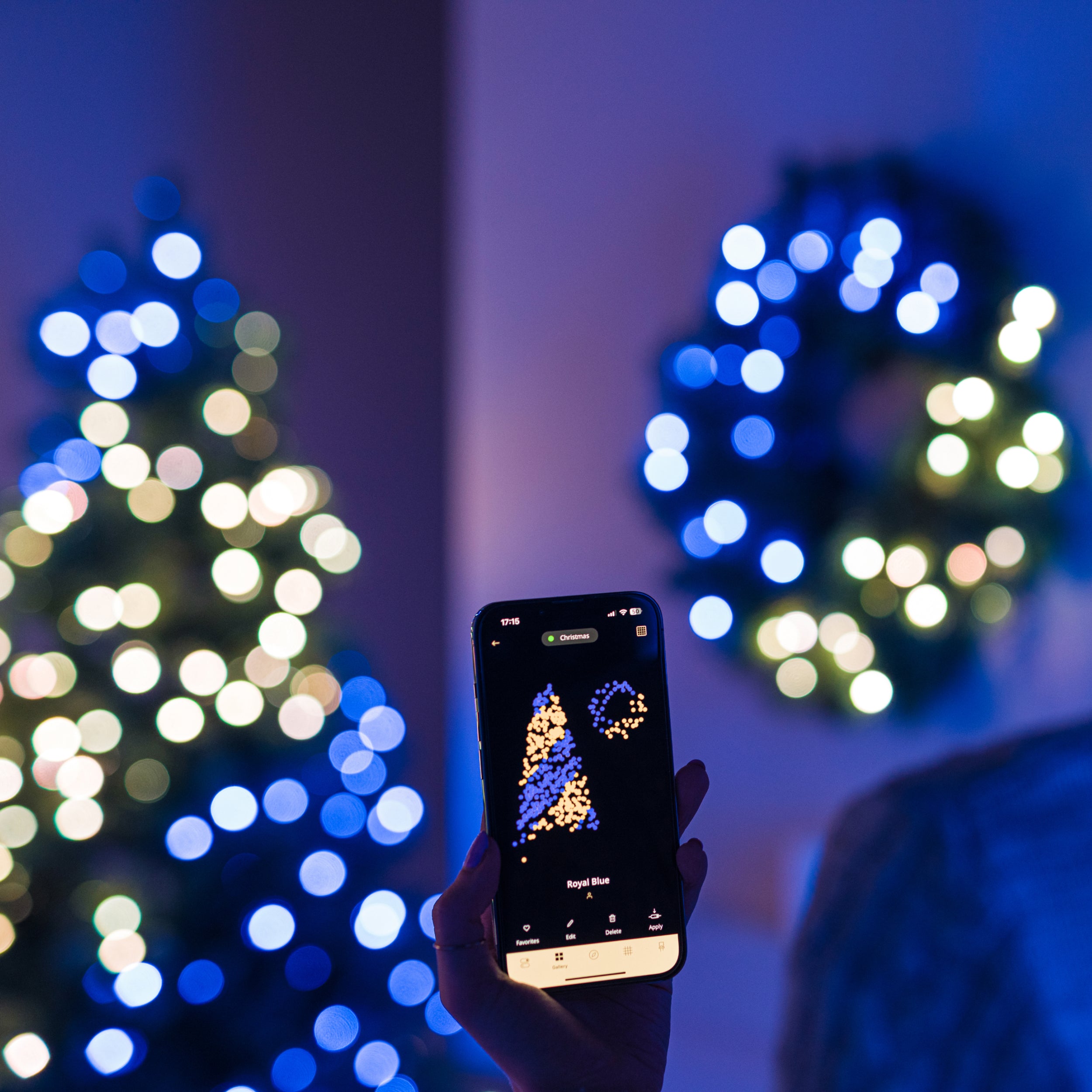 Twinkly Pre-lit Wreath - Kerstkrans met 50 RGB LED - 60 cm - App-gestuurd