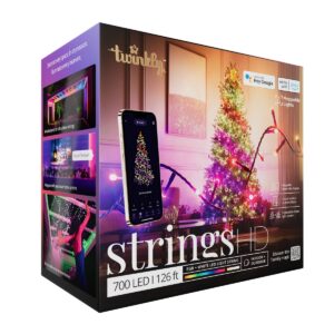 Twinkly Strings HD Lichtsnoer - 38,5M - 700LED RGB & Wit - High Density - Binnen & Buiten - Groen