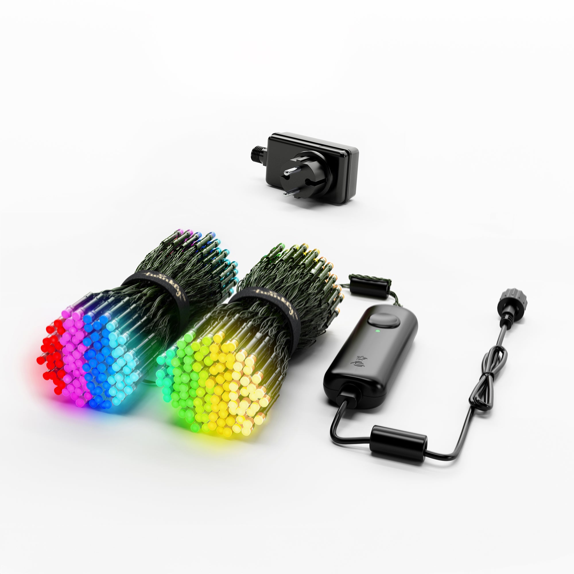 Twinkly Strings HD Lichtsnoer - 27,5M - 500LED RGB & Wit - High Density - Binnen & Buiten - Groen