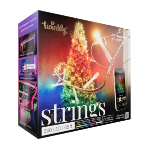 Twinkly Strings Lichtsnoer - 20M - 250LED RGB & Warm Wit - Binnen & Buiten - Transparant